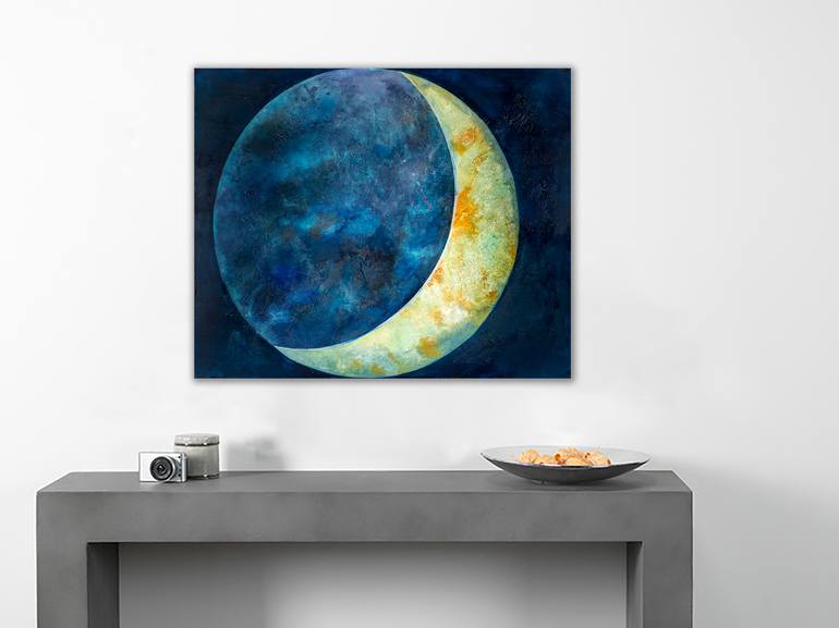 Original Outer Space Painting by Ana Guerrero