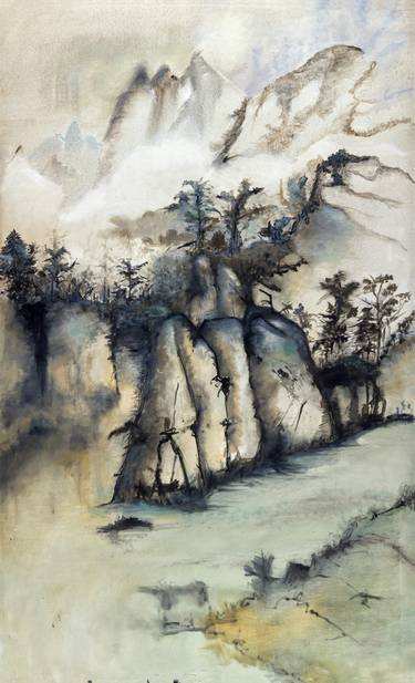 Print of Expressionism Landscape Paintings by Ana Guerrero