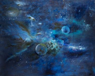 Print of Abstract Outer Space Paintings by Ana Guerrero