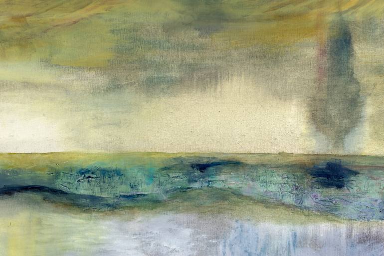 Original Abstract Landscape Painting by Ana Guerrero