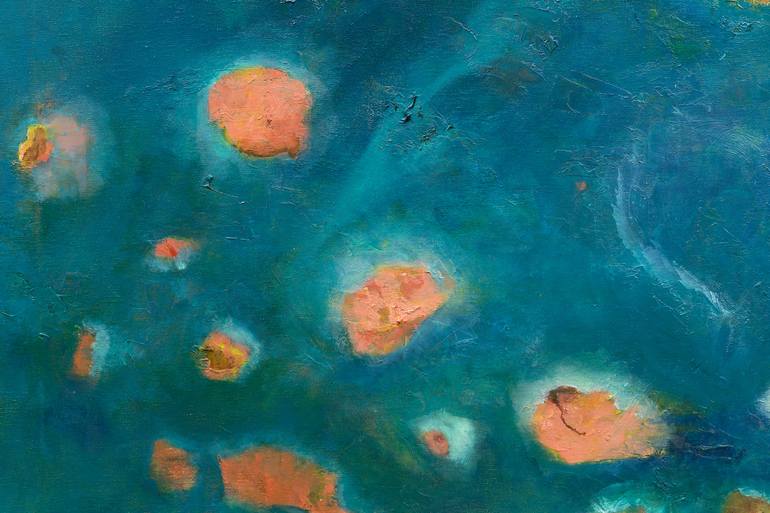 Original Abstract Aerial Painting by Ana Guerrero