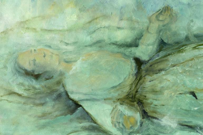 Original Abstract Fantasy Painting by Ana Guerrero