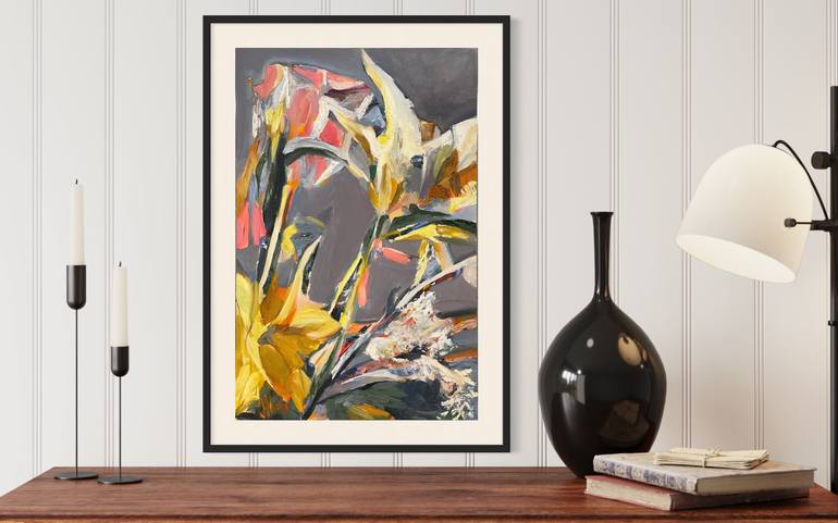 Original Floral Painting by Olga McNamara