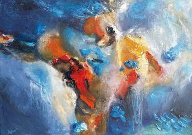 Original Abstract Expressionism Abstract Paintings by Olga McNamara