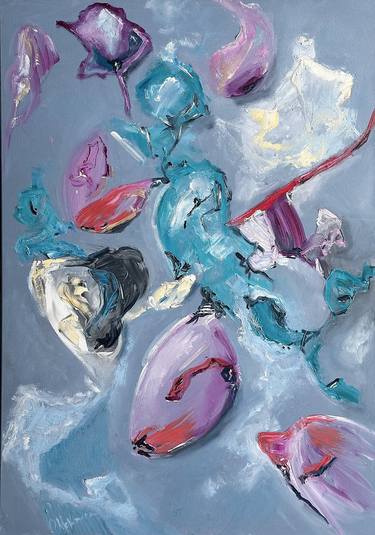 Original Abstract Expressionism Abstract Paintings by Olga McNamara