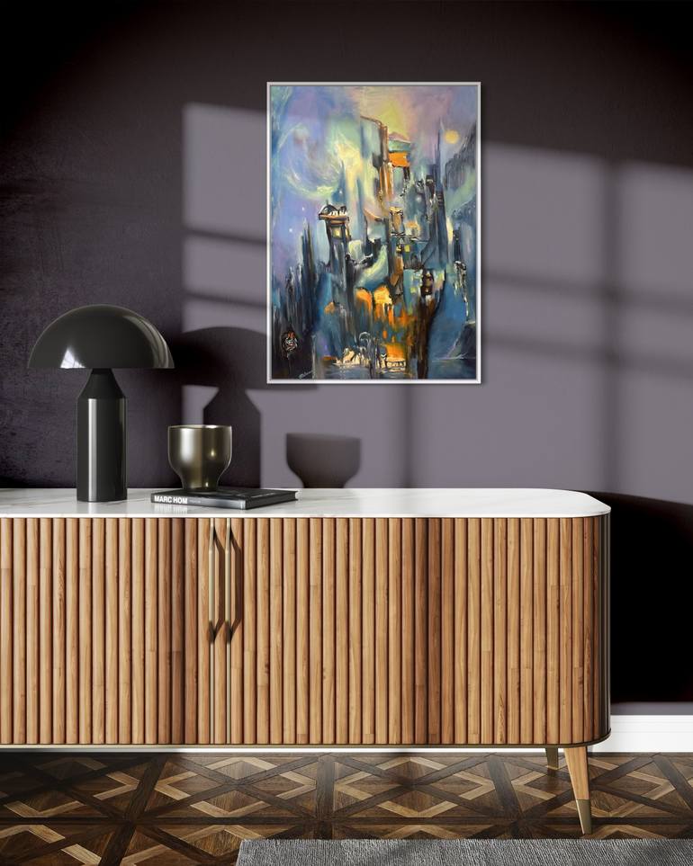 Original Abstract Painting by Olga Mcnamara