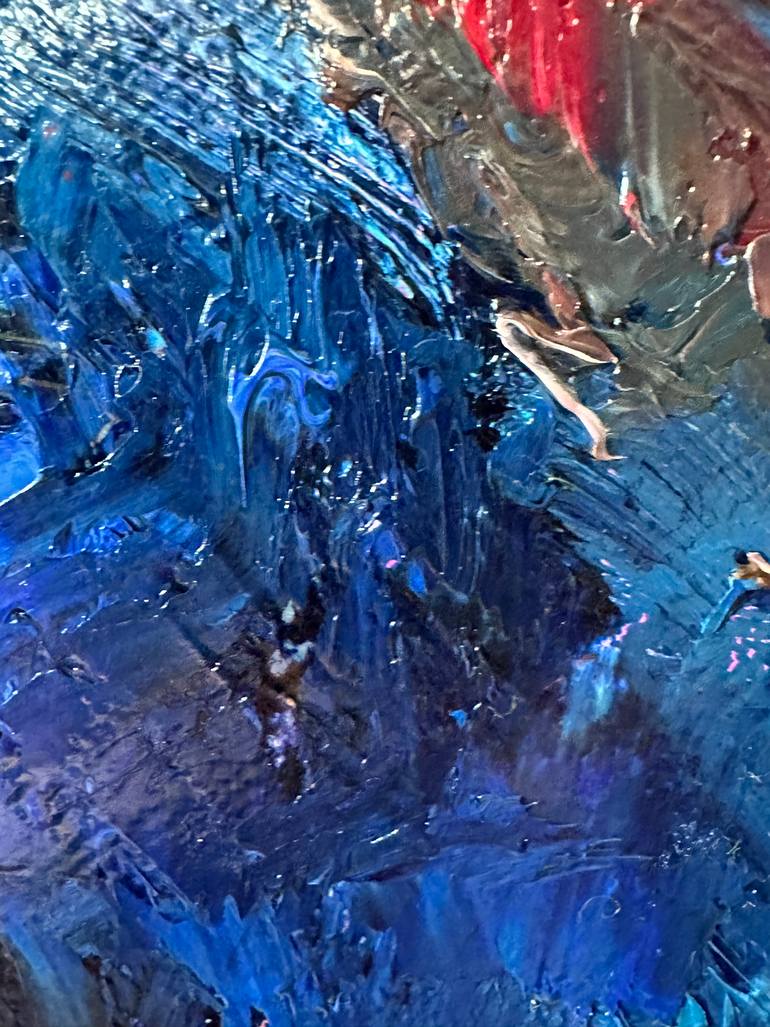 Original Abstract Expressionism Abstract Painting by Olga Mcnamara