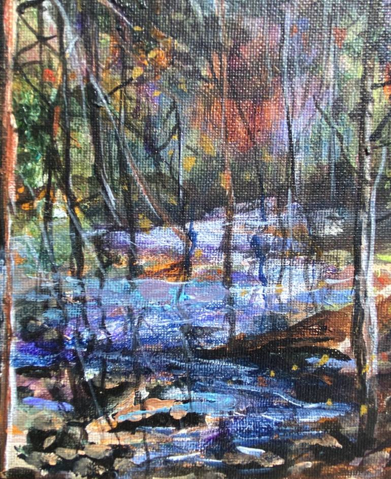 Original Impressionism Nature Painting by Olga McNamara