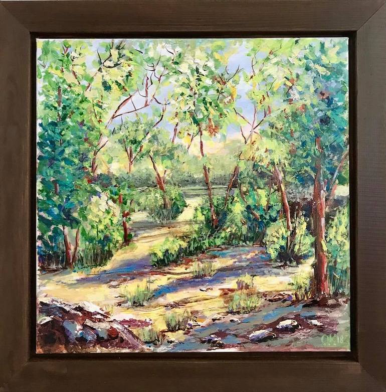 Original Impressionism Nature Painting by Olga McNamara