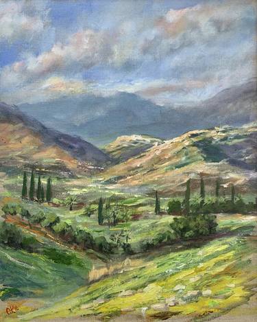 Original Impressionism Landscape Paintings by Olga McNamara