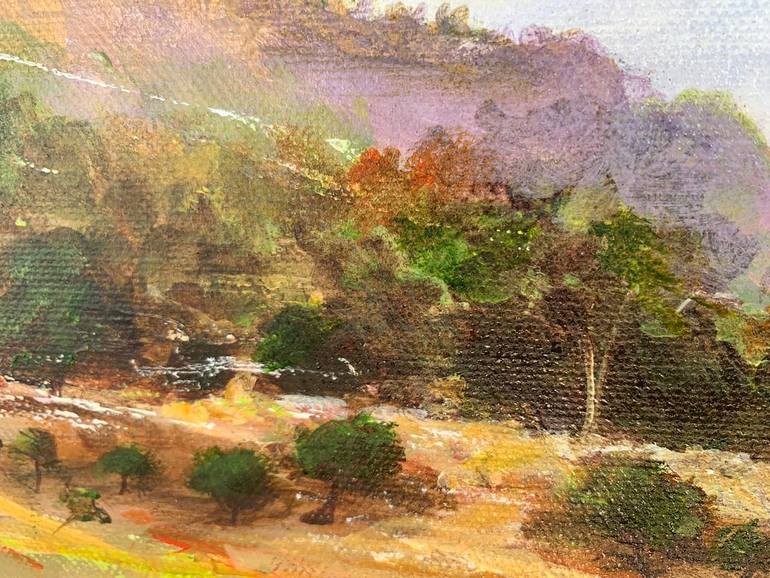 Original Impressionism Landscape Painting by Olga Mcnamara