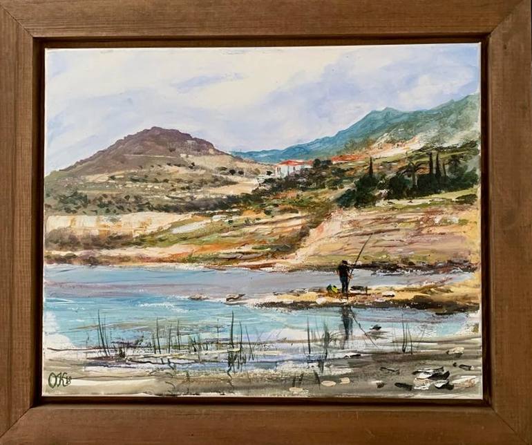 Original Impressionism Landscape Painting by Olga McNamara