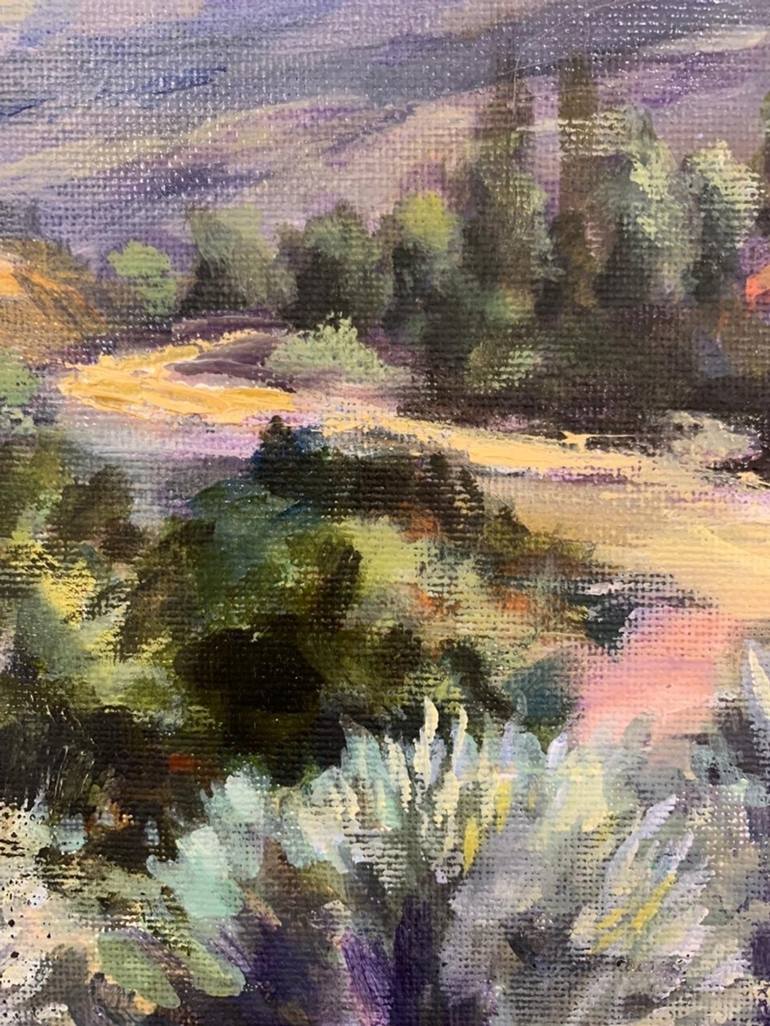 Original Impressionism Landscape Painting by Olga McNamara