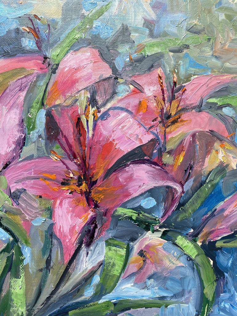 Original Floral Painting by Olga McNamara