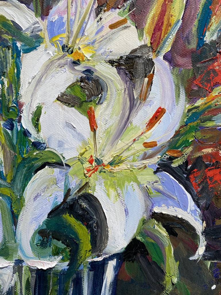 Original Floral Painting by Olga McNamara