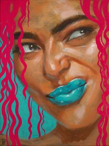 Original Fine Art Portrait Paintings by Anna Tivik