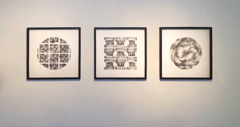 Original Conceptual Abstract Drawing by Daria Konshtik