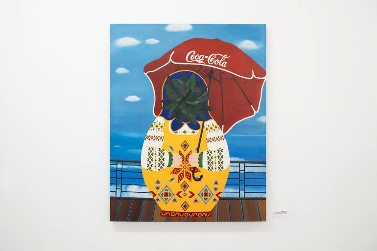 Original Art Deco Pop Culture/Celebrity Painting by Daria Konshtik