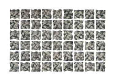 Braids Carpet | Pencil on Paper | 51x71 cm | 2016 | Framed thumb