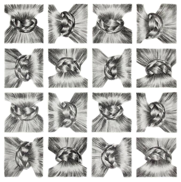 Original Cubism Abstract Drawing by Daria Konshtik