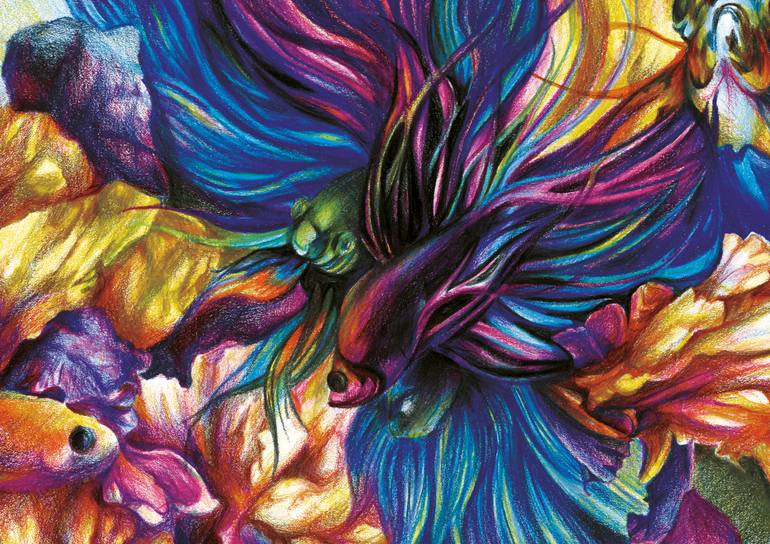 Original Other Floral Drawing by Elena Schaefer