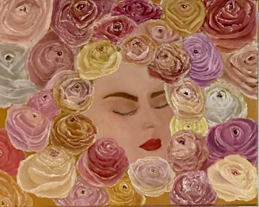 Rose Garden oil painting thumb