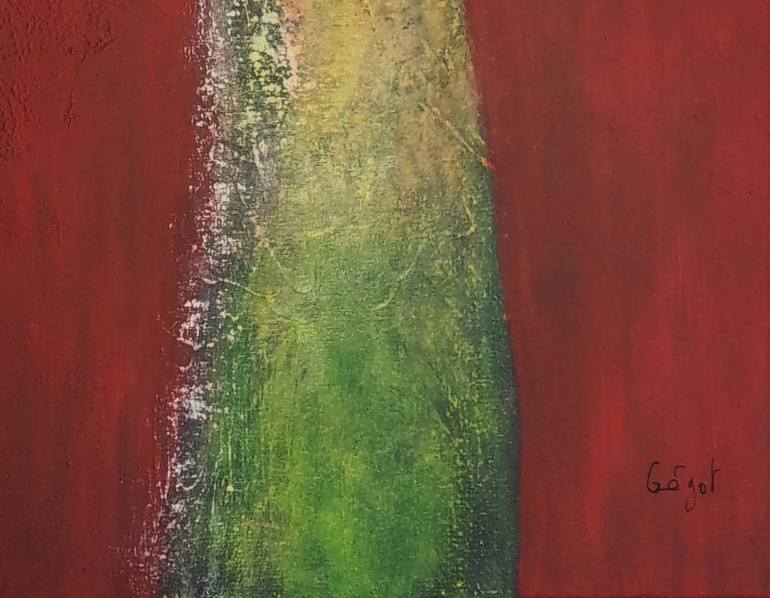 Original Abstract Expressionism Women Painting by corinne gegot
