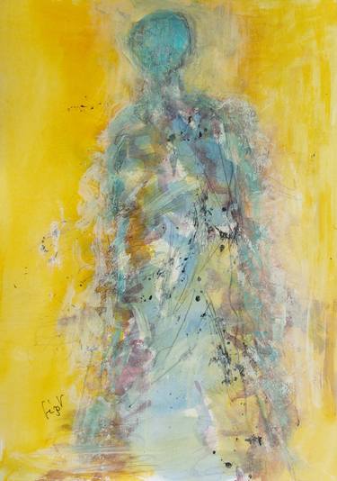 Print of Abstract Women Paintings by corinne gegot