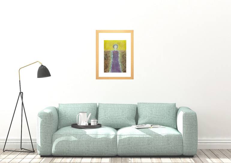 Original Abstract Expressionism Women Painting by Corinne Gegot