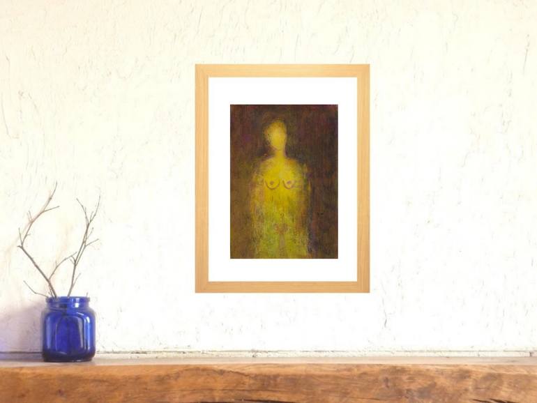Original Abstract Expressionism Light Painting by Corinne Gegot