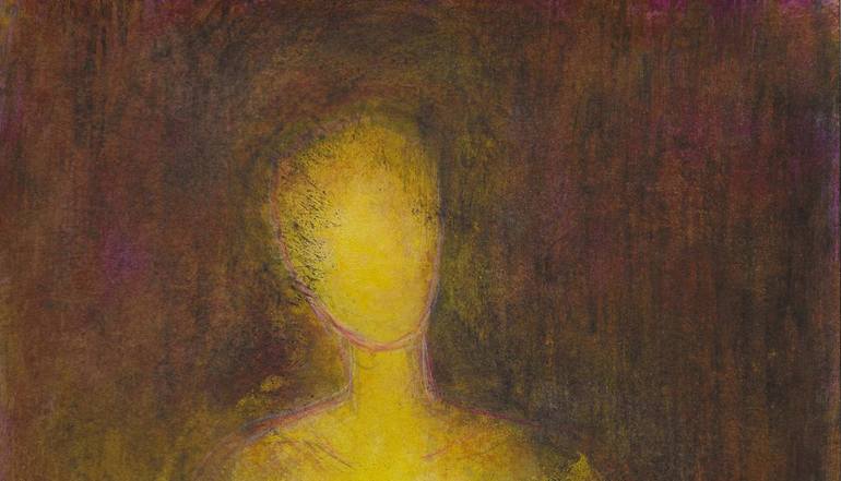 Original Abstract Expressionism Light Painting by Corinne Gegot