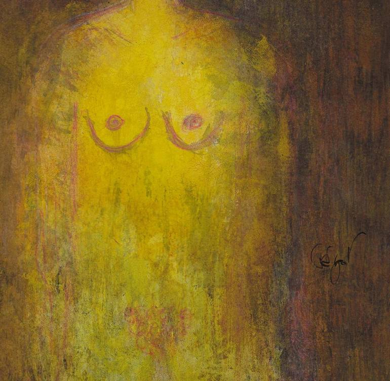 Original Abstract Expressionism Light Painting by Corinne Gegot