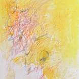 Spring abstract painting by corinne gegot