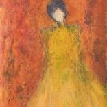 Yellow dress dancer by corinne gegot