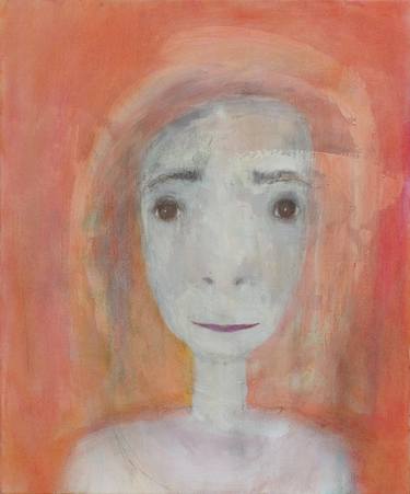 Original Expressionism Portrait Paintings by corinne gegot