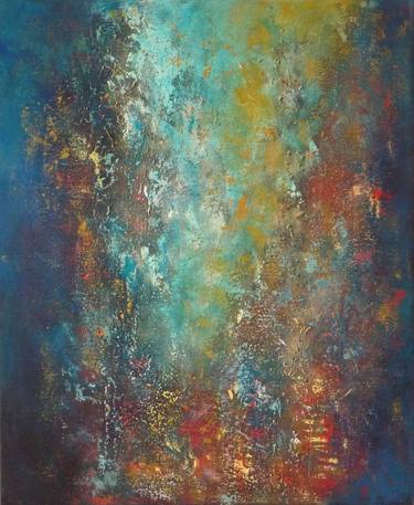 Original Abstract Expressionism Abstract Paintings by corinne gegot