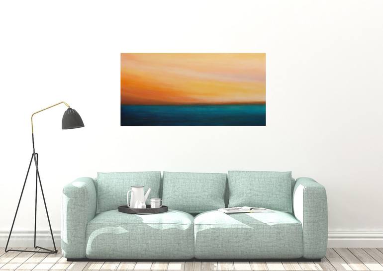 Original Modern Seascape Painting by corinne gegot