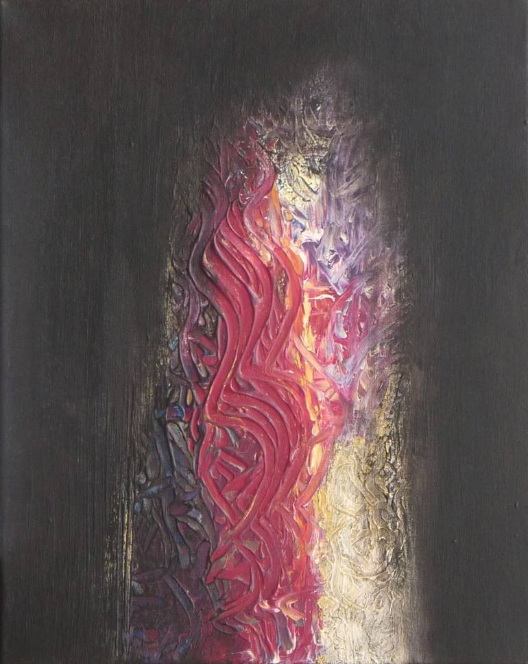 Black red figure Painting by corinne gegot Saatchi Art