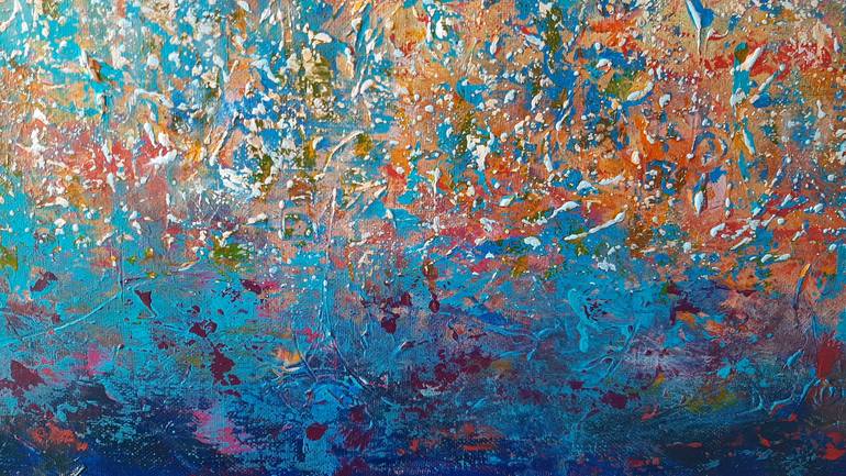 Original Abstract Painting by corinne gegot