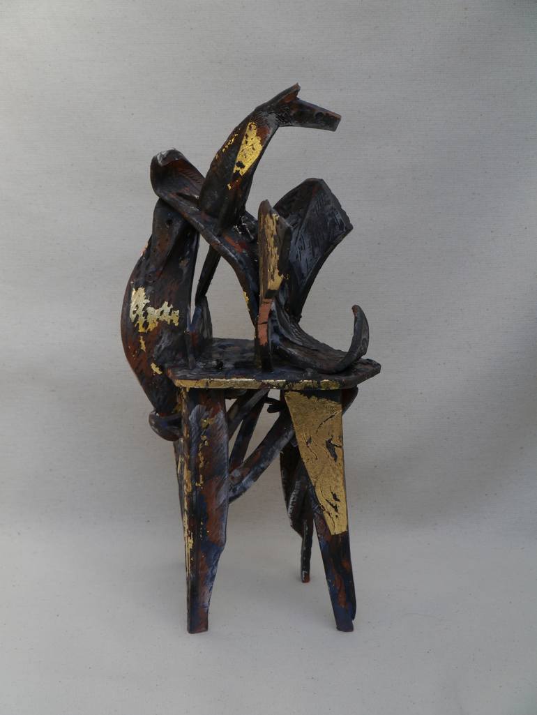 Original Abstract Animal Sculpture by Richard Shaw