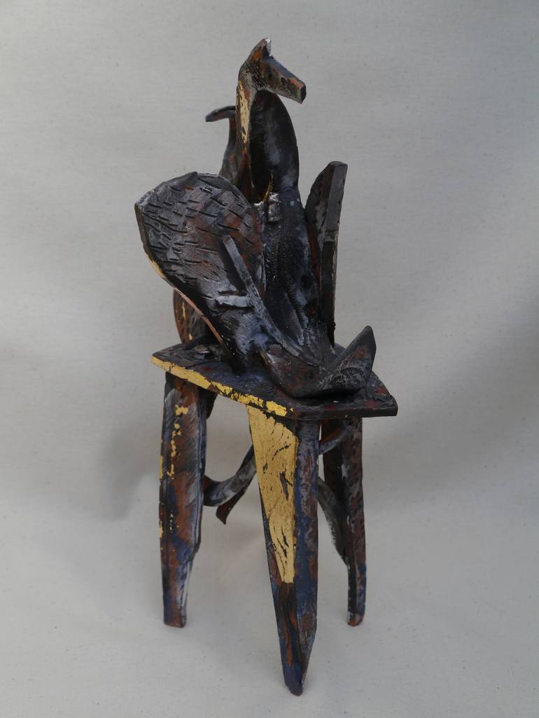 Original Abstract Animal Sculpture by Richard Shaw