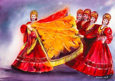 Original Culture Paintings by Viktoria Gaman