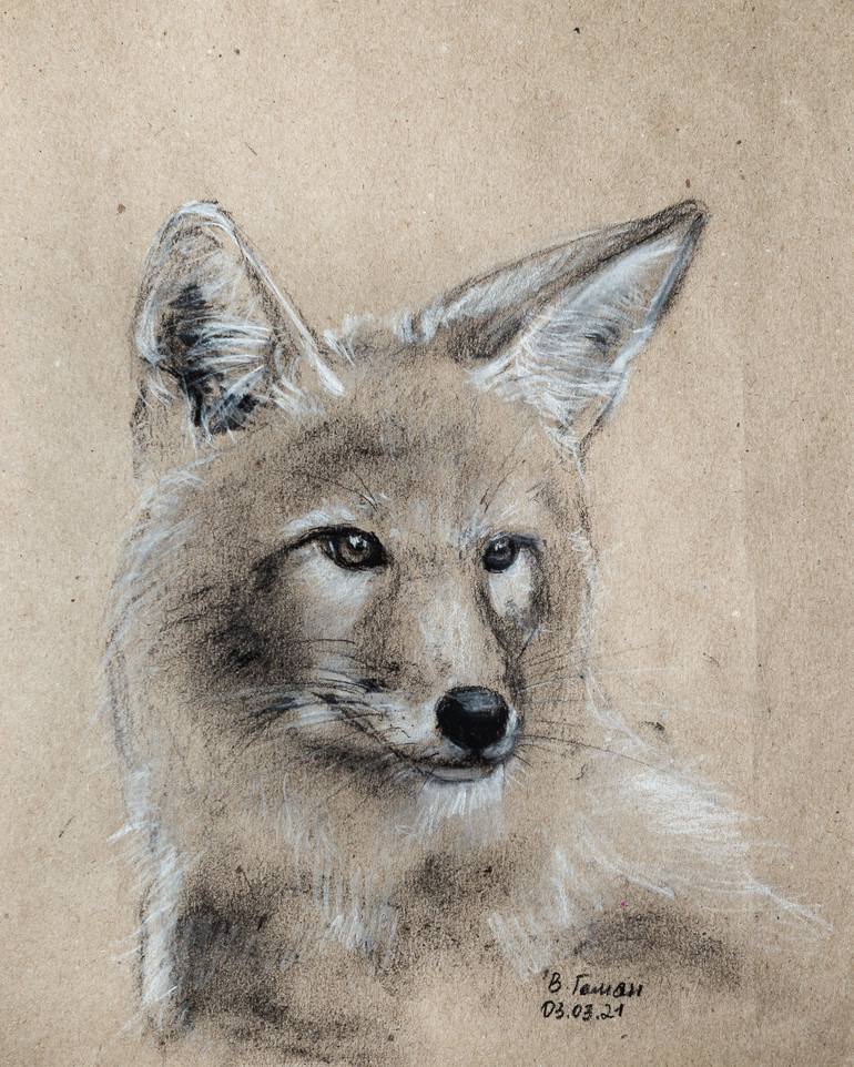 charcoal drawings of wolf eyes