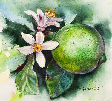 Original Botanic Painting by Viktoria Gaman