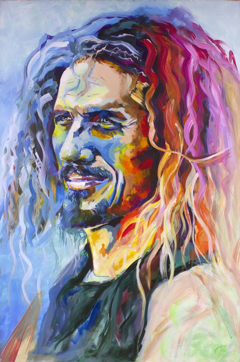 Rob Machado - Super Surfer Painting by Chris Bailhache | Saatchi Art