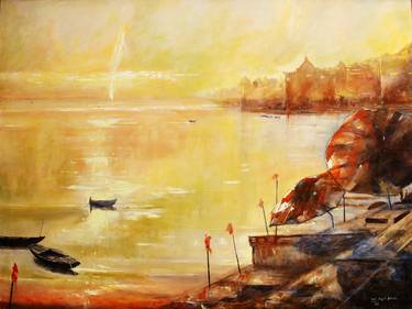 Original Impressionism Cities Paintings by Nidhi Bhatia