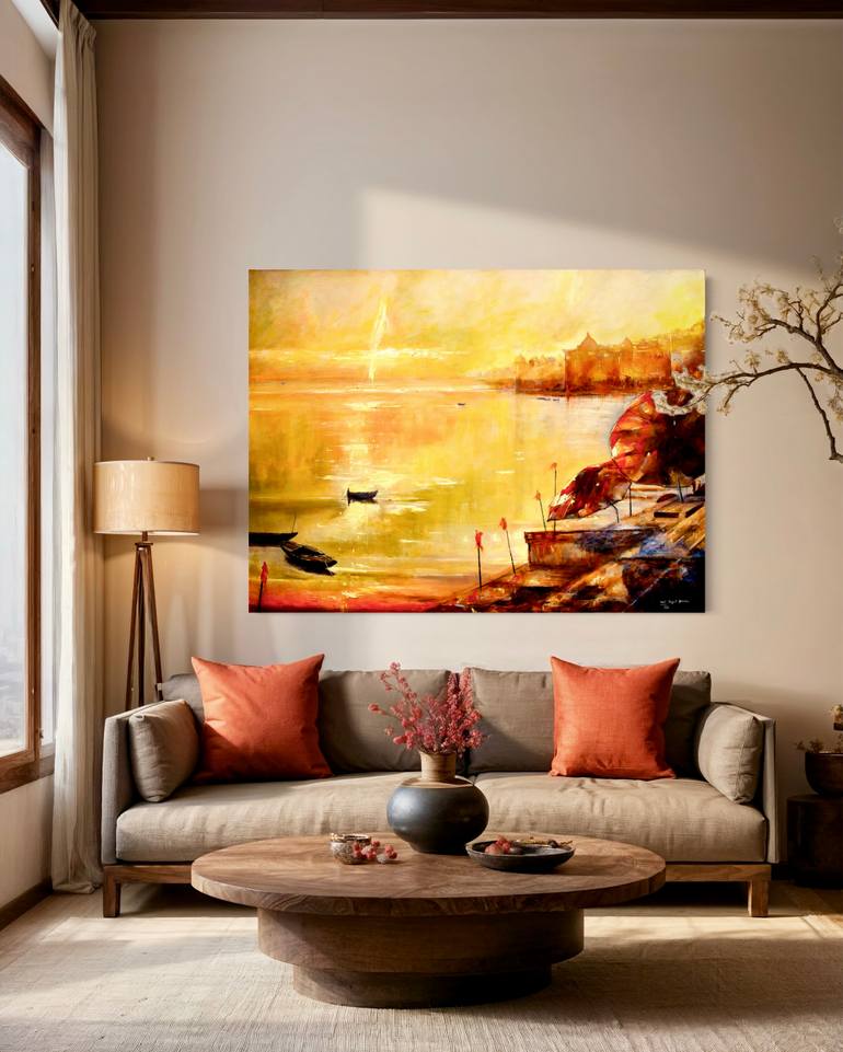 Original Contemporary Cities Painting by Nidhi Bhatia