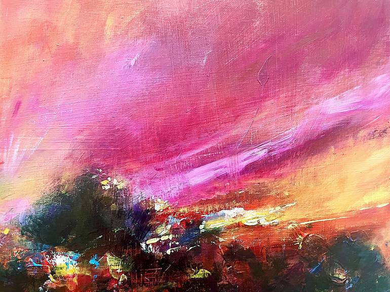 Original Abstract Landscape Painting by Nidhi Bhatia