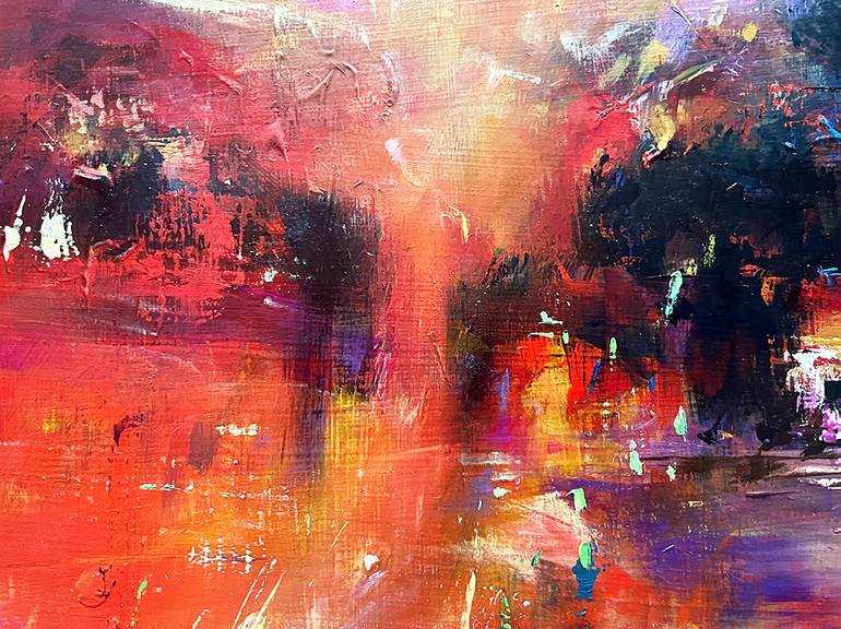 Original Abstract Landscape Painting by Nidhi Bhatia