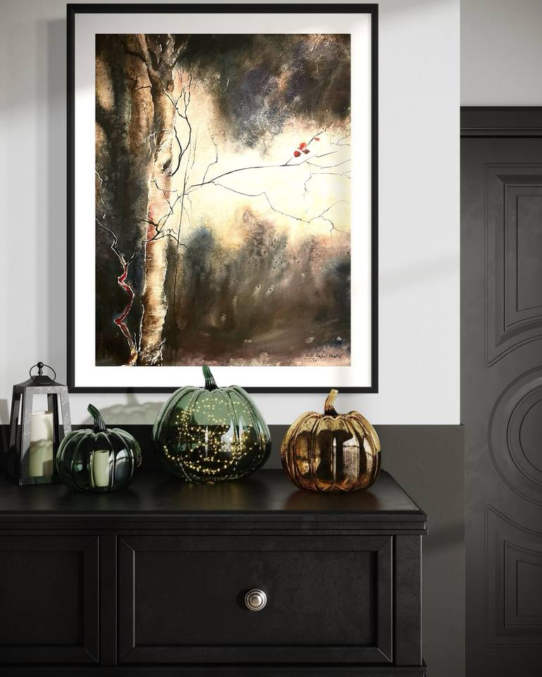 Original Abstract Landscape Painting by Nidhi Bhatia